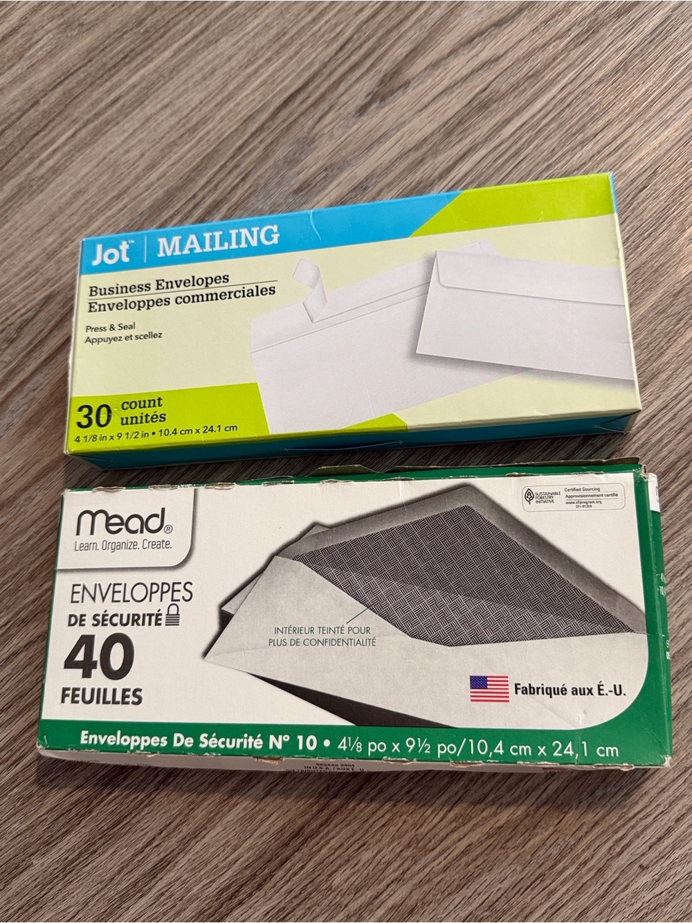 Jot & Mead White Envelopes